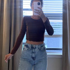 Pacsun burgundy long sleeve